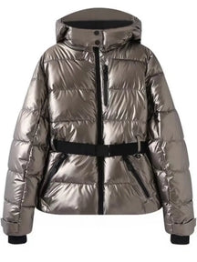 Parka Feminina com Cinto e Gola Alta – Luxo e Conforto para o Inverno