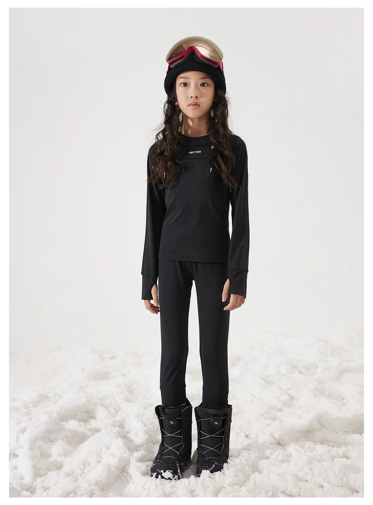 Conjunto Térmico Infantil Ultra Suave: Camada Base de Secagem Rápida