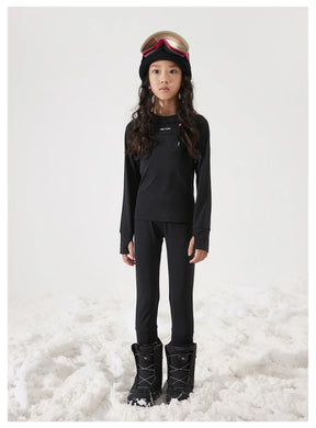 Conjunto Térmico Infantil Ultra Suave: Camada Base de Secagem Rápida