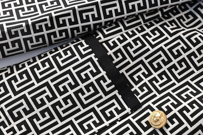 Blazer Com monograma alongado