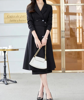 Conjunto Alfaiataria Sobretudo e saia - Alta costura