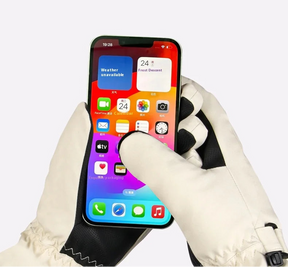 Luvas de Inverno com Proteção Térmica, Impermeável e Toque para Tela