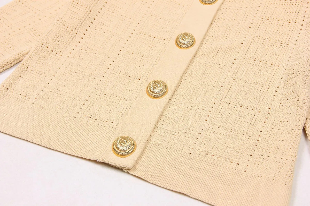 Cardigan Alta costura Com detalhes