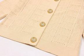 Cardigan Alta costura Com detalhes