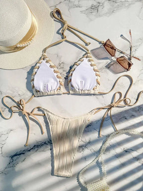 Biquíni Cortininha Trançado - Boho Chic