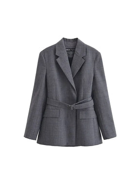 Conjunto Blazer e Saia Alfaiataria - Novidade