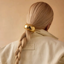 Elástico de Cabelo Vintage Feminino – Metal