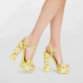 Sandália Plataforma DG – Salto Alto 14cm