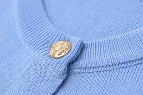 Vestido Com botões elegante