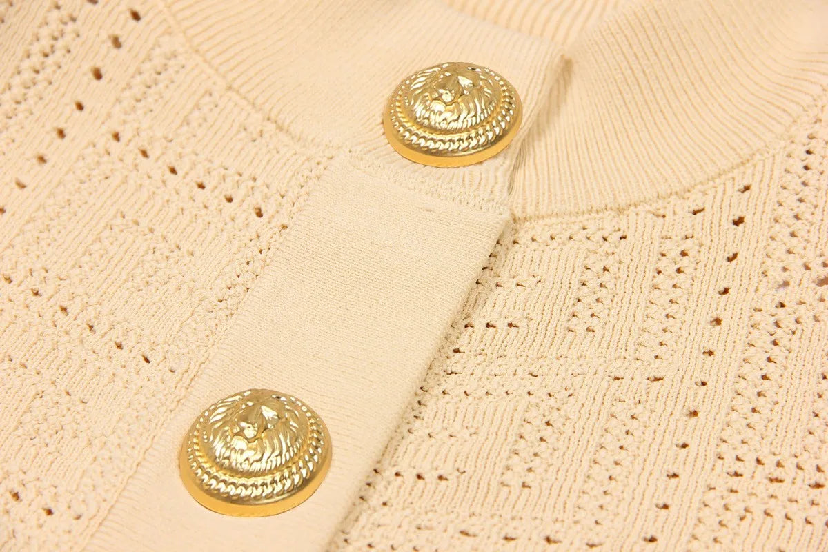 Cardigan Alta costura Com detalhes