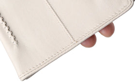 Luvas Femininas em Pelica (Couro de Ovelha) com Forro Aveludado e Toque para Tela – Elegância de Inverno