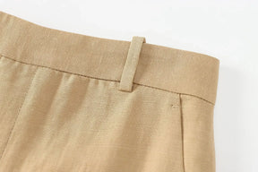 Calça Reta – Linho  Premium, Elegante e Confortável