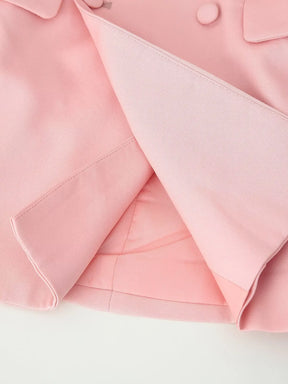 Conjunto Élise – Blazer Alfaiataria e Saia Plissada com Renda