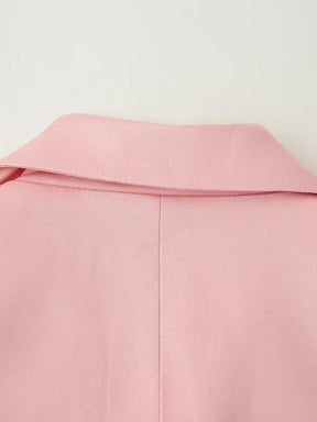 Conjunto Élise – Blazer Alfaiataria e Saia Plissada com Renda