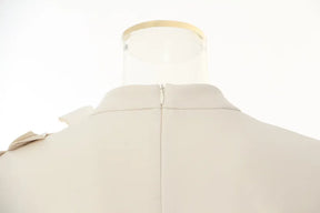 Vestido Alfaiataria com detalhe em flores