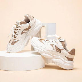 Tênis CHCH Esportivo Feminino em Malha Respirável com Design Moderno e Conforto Diário