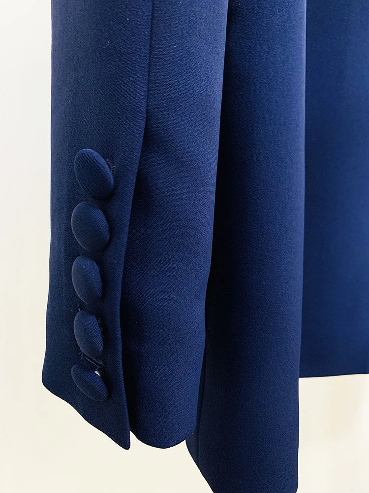 Conjunto Blazer Com cinto couro - Alfaiataria