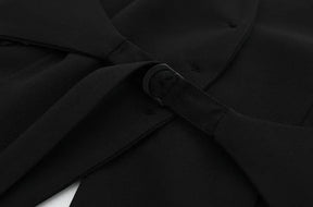 Colete Frente única Com detalhe nas costas