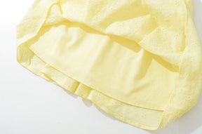 Vestido Prairie Chic – Floral Bordado, Mini, Verão