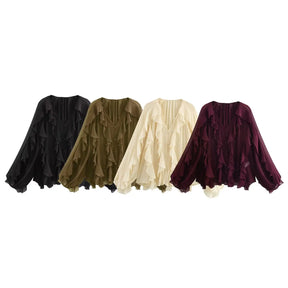 Blusa com Babados e Amarração – Leveza e Estilo para o Dia a Dia