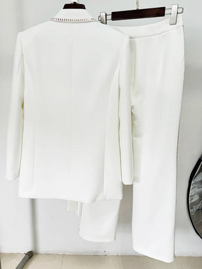 Conjunto de Luxo: Blazer + Calça de Alfaiataria
