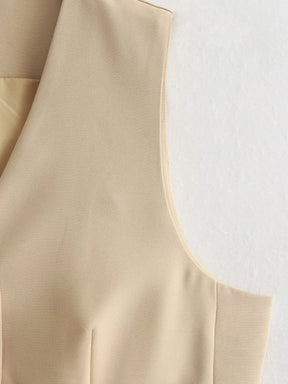 Conjunto de Colete e Saia Longa - Estilo e Elegância
