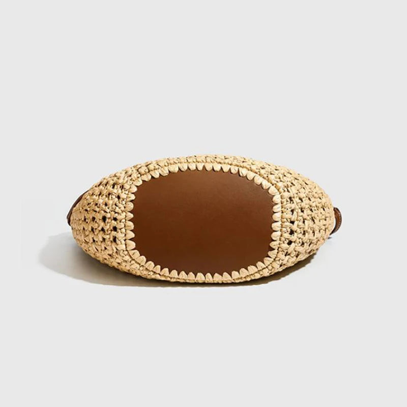 Bolsa Palha Trançada - Elegância e Sofisticação