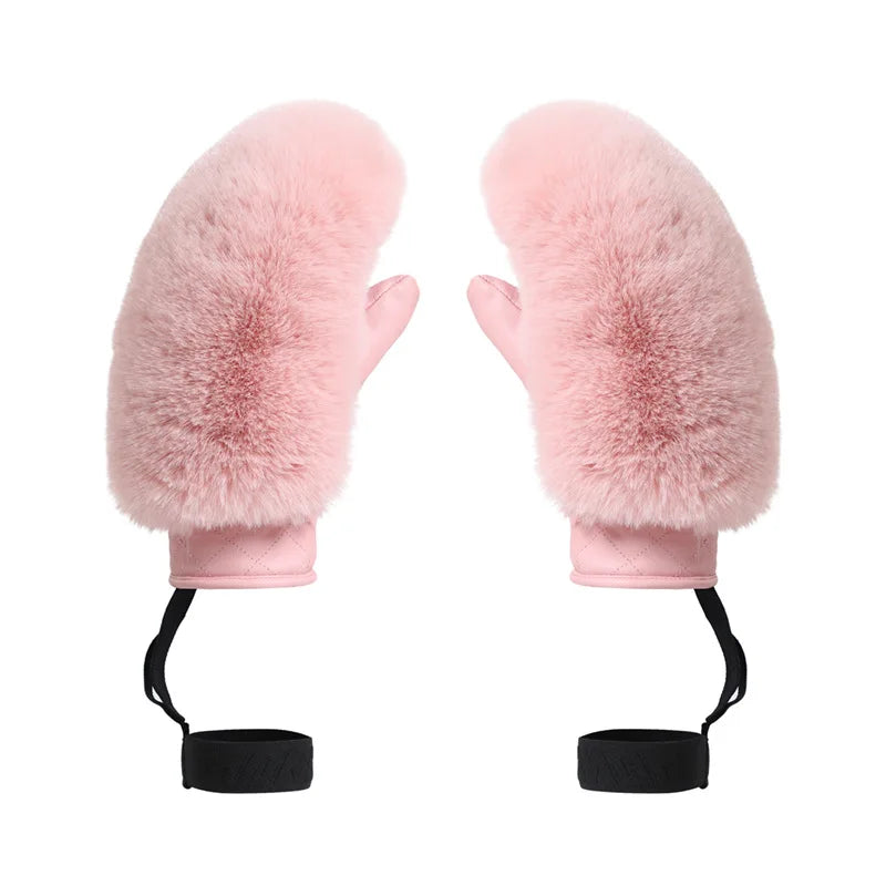 Luvas para Neve com Proteção Térmica e Forro Plush