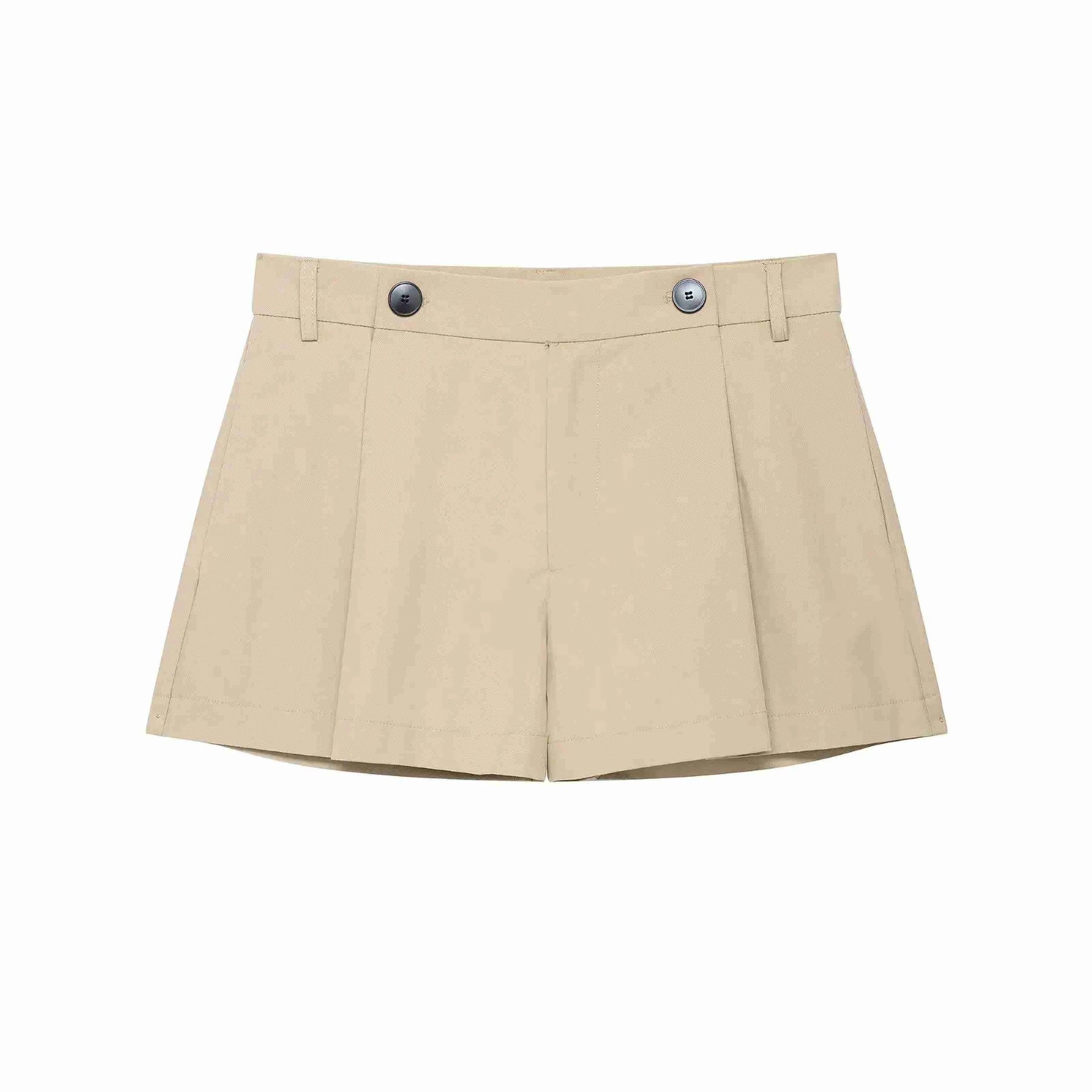 Conjunto Streetwear Elegante: Casaco Estruturado com Cinto e Shorts de Alfaiataria