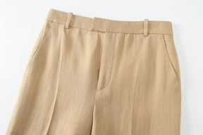 Calça Reta – Linho  Premium, Elegante e Confortável