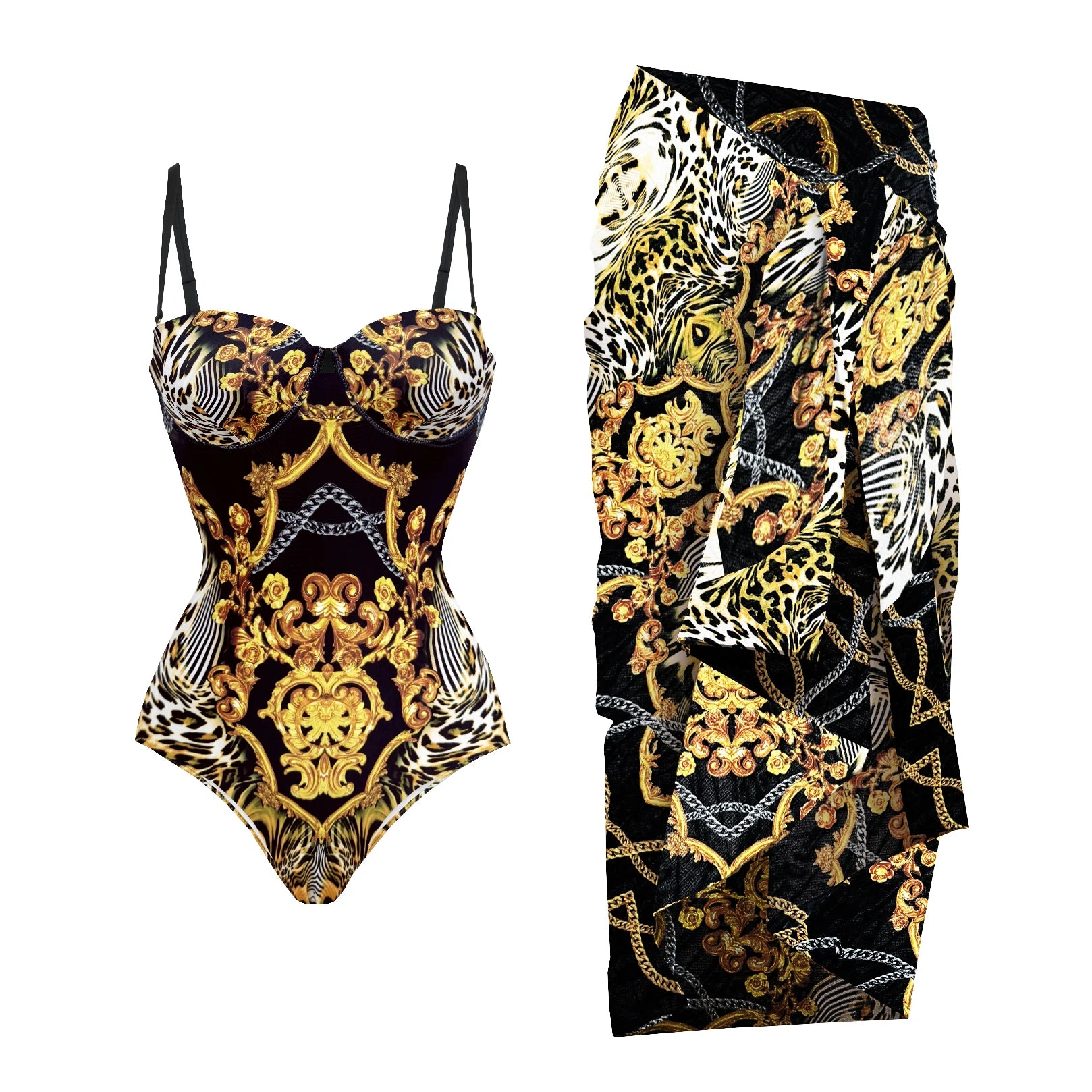 Conjunto Maio com Sustentação e Saída de Praia - Elegância e Sofisticação