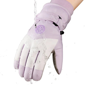 Luvas de Inverno para Esportes com Isolamento Térmico e Proteção Antiderrapante