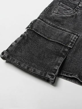 Conjunto Jeans top e saia cargo  - Novidade