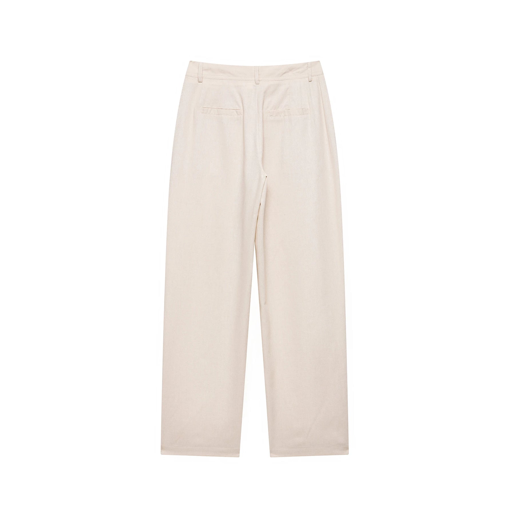 Conjunto Casual Feminino com Cinto, Camisa de Linho e Calça