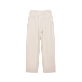 Conjunto Casual Feminino com Cinto, Camisa de Linho e Calça