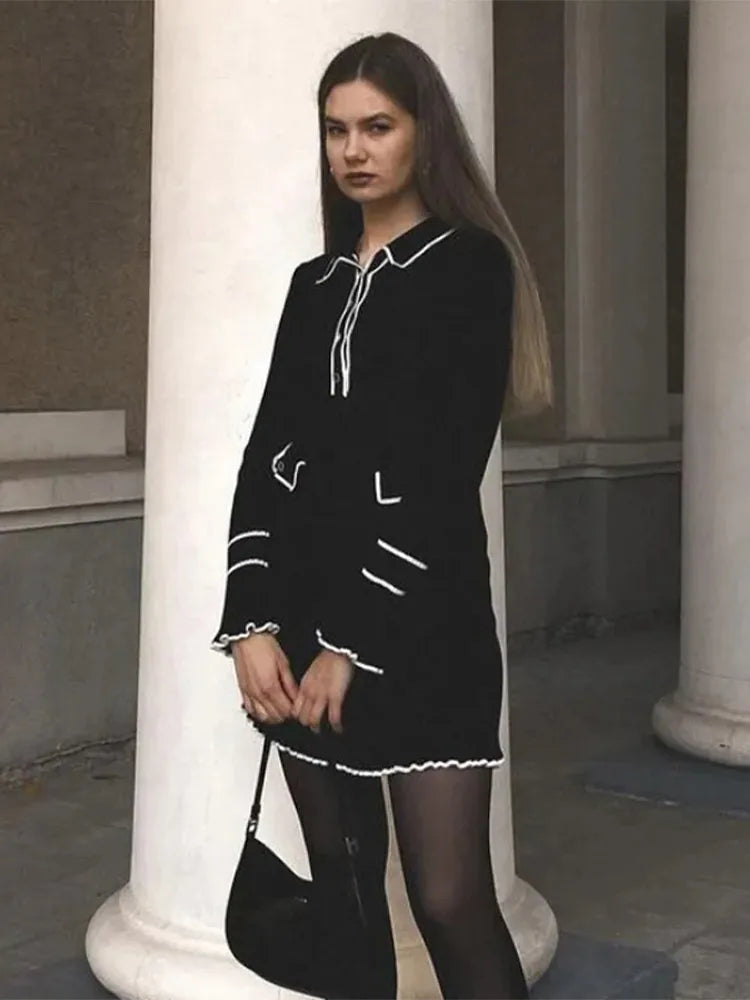 Vestido Tricô Detalhe manga - Novidade