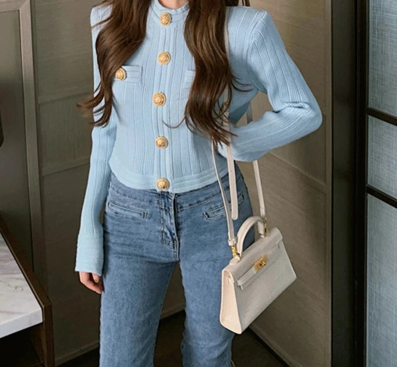 Cardigan Modal Com botões -