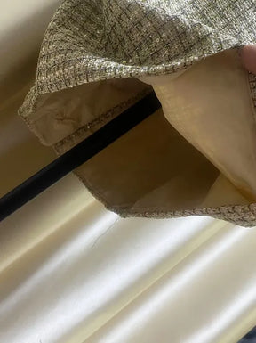 Vestido Tweed Bordado cristal - Novidade