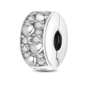 Berloque de Prata 925 – Coração, Flor, Trevo e Tartaruga