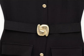 Vestido Midi sem Mangas – Elegância Casual