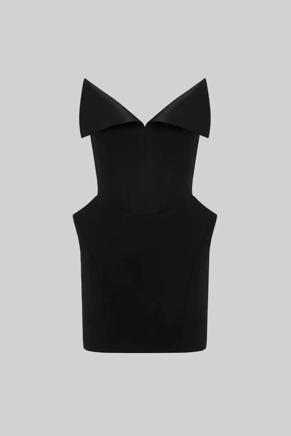 Vestido Tomara-que-Caia com Corpo Estruturado em Cetim