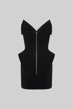 Vestido Tomara-que-Caia com Corpo Estruturado em Cetim