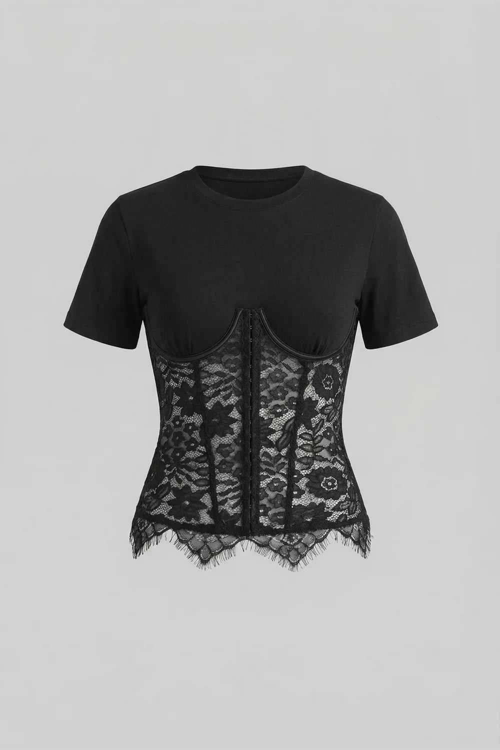 Blusa com Aplicação de Renda