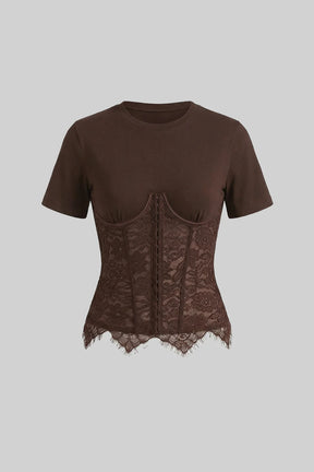 Blusa com Aplicação de Renda