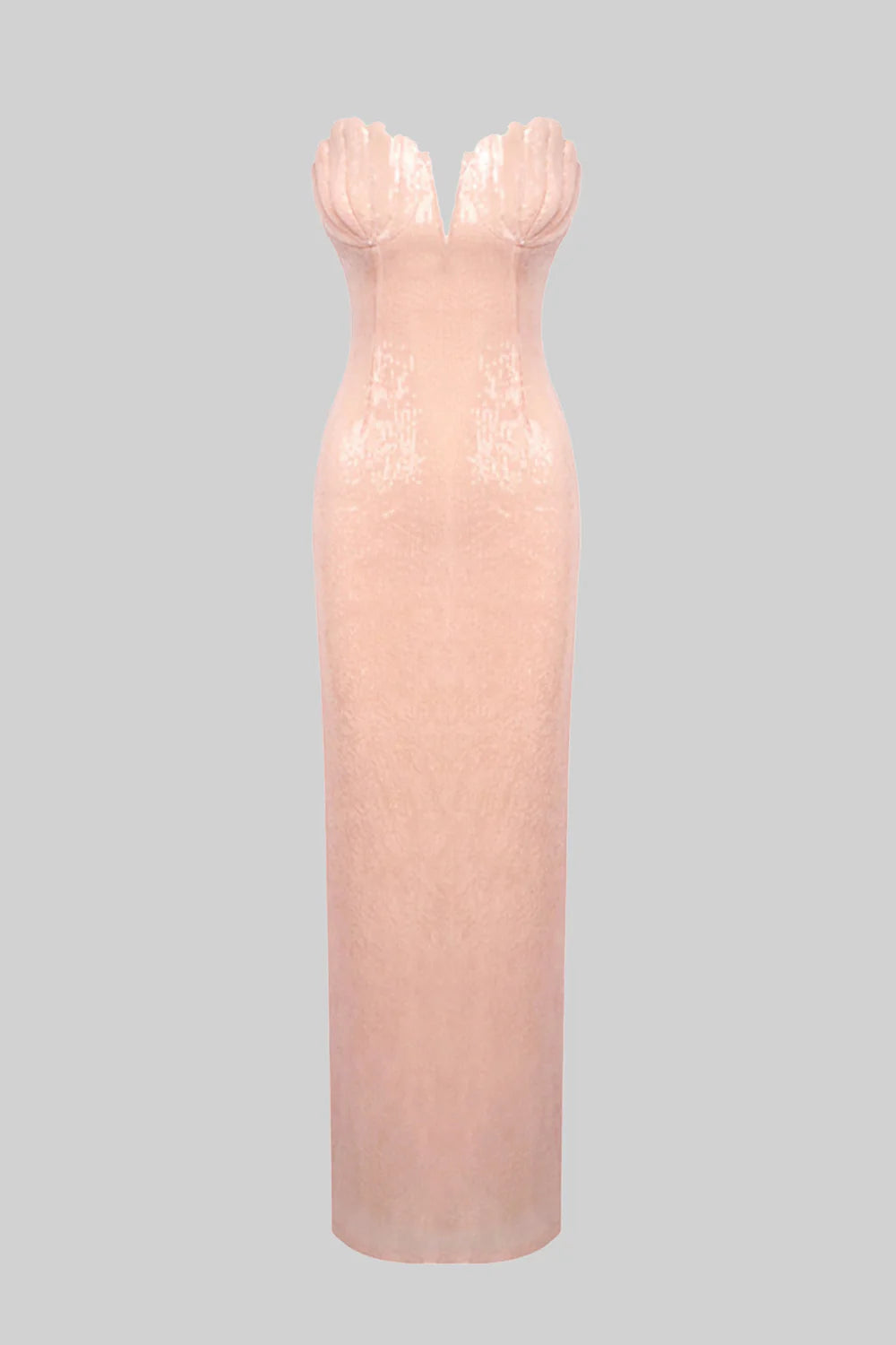 Vestido Brilho em Paetê e Modelagem Sereia