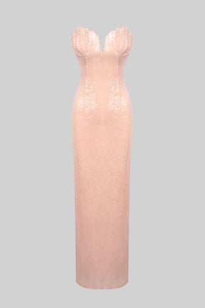 Vestido Brilho em Paetê e Modelagem Sereia