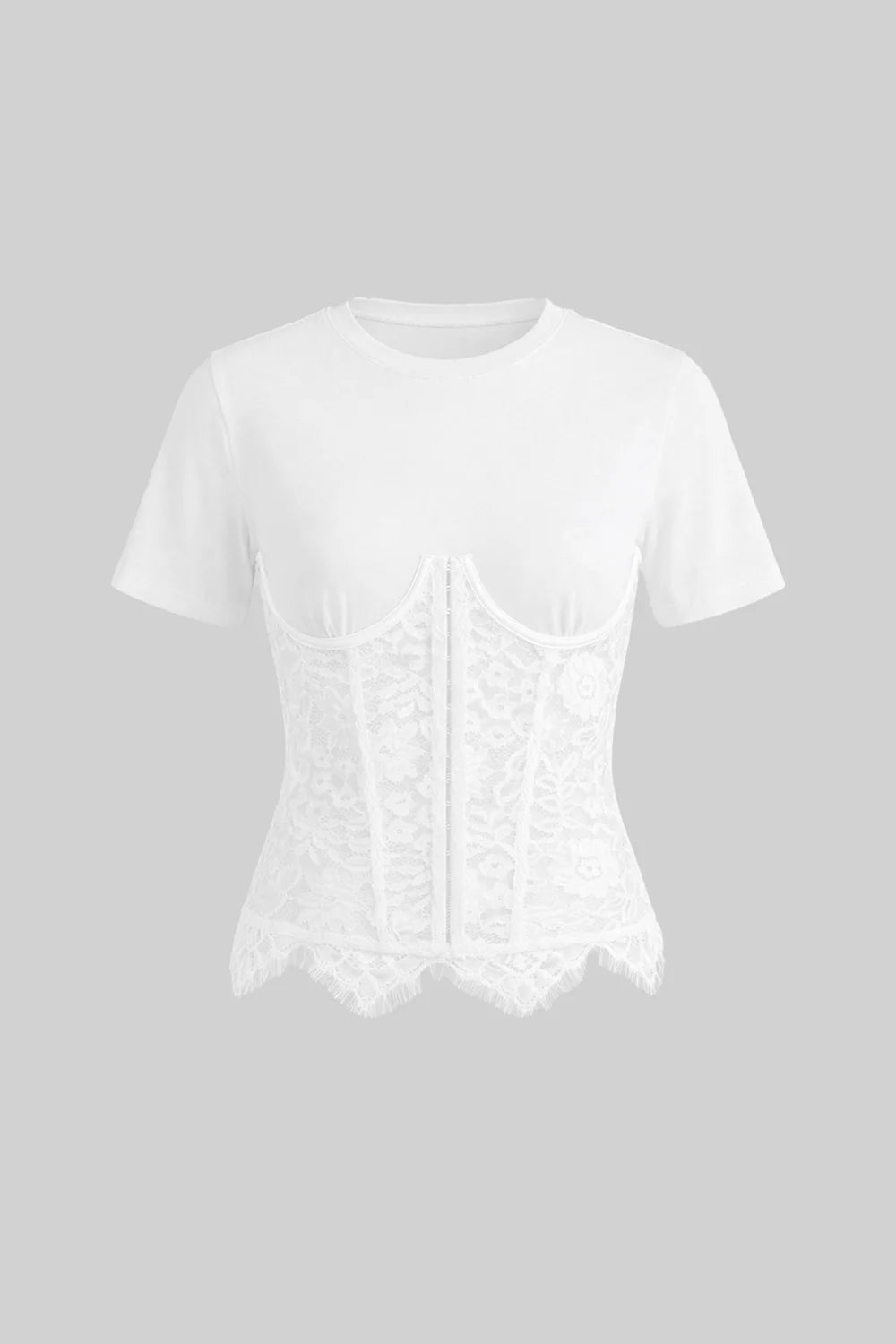 Blusa com Aplicação de Renda
