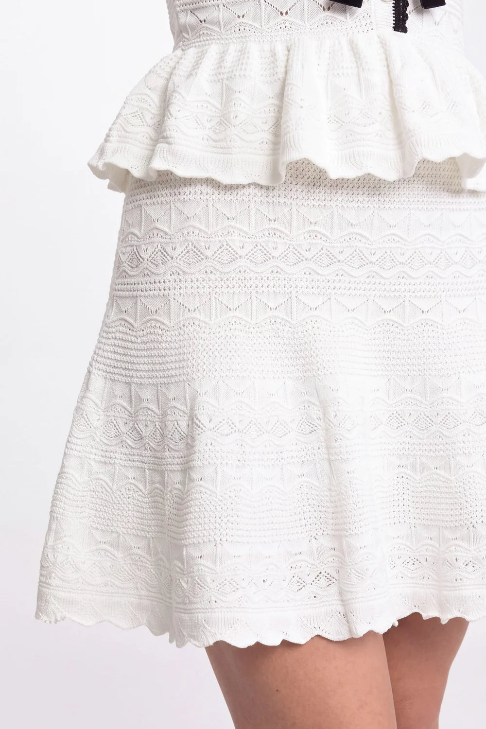 Vestido Míni de Alfaiataria Detalhe de Laço