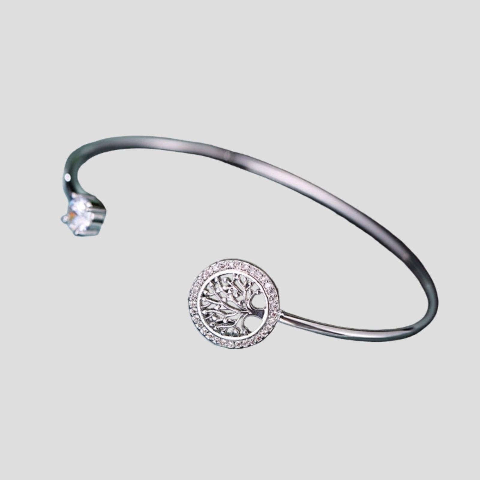 Bracelete Árvore da Vida com Cristais de Zircônia